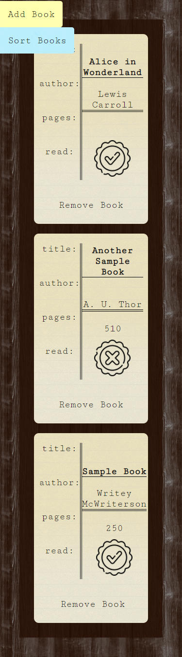 Library App Mobile Screenshot