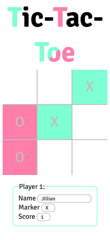 Tic-Tac-Toe Mobile Screenshot